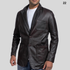 The Merlot Mist Leather Blazer