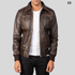 Aero Drift Distressed Bomber Jacket