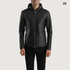 Urban Element Leather Hoodie