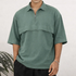TINT GREEN CORE UTILITY ZIPPER POLO